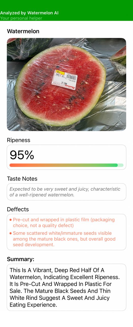 Watermelon scan in progress